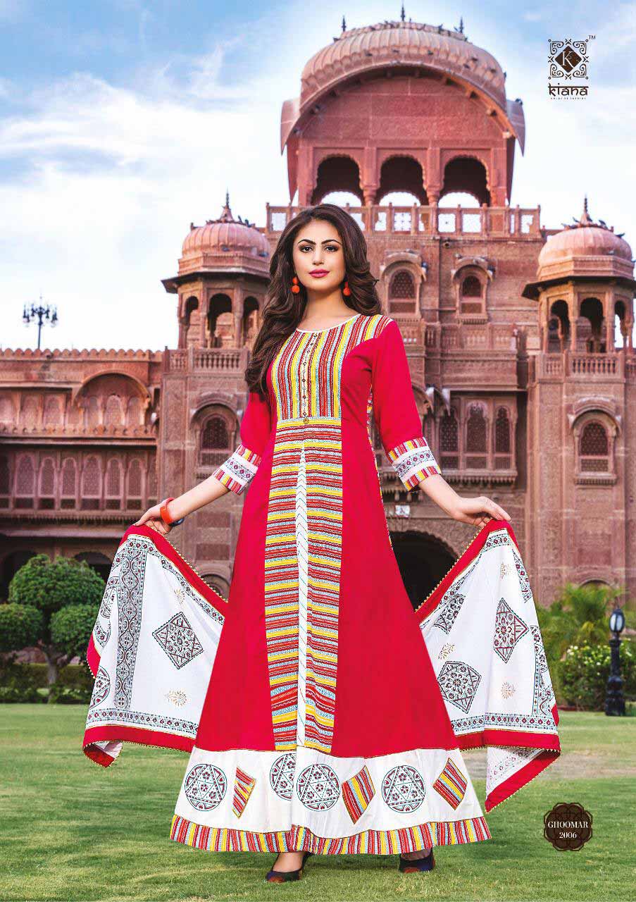 Ghoomar Vol-2 Kiana Lawn Cotton Embroidery Kurti Ghoomar Vol-2 Kiana Lawn Cotton Embroidery Kurti